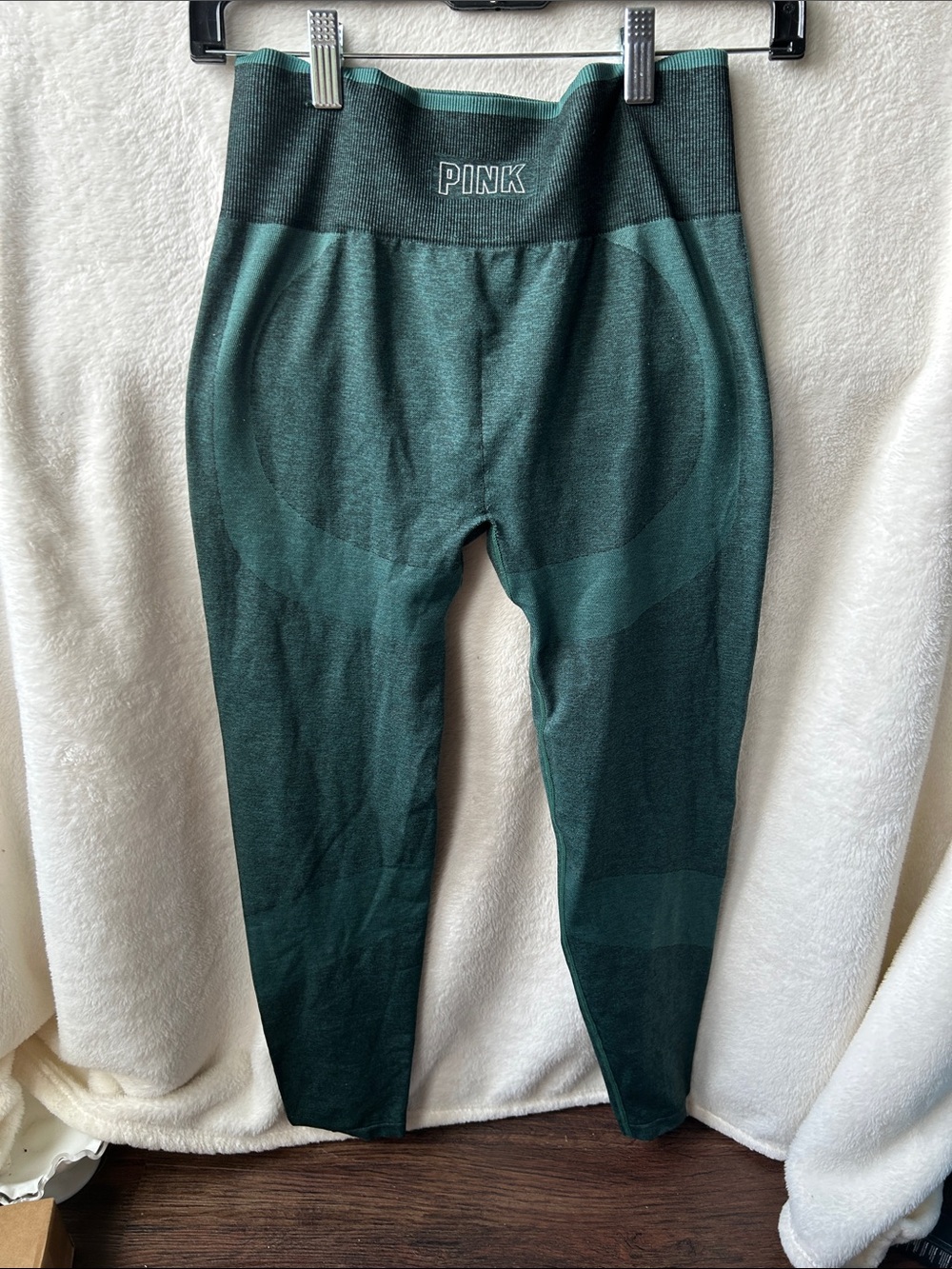 Pink by Victoria secret green seamless leggings